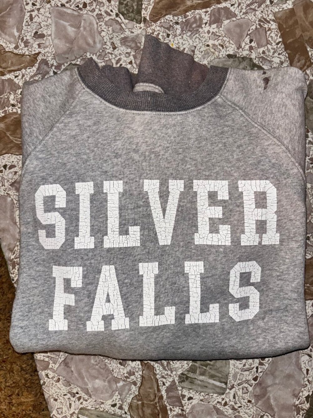 SILVER FALLS SIZE LARGE OVERSIZED SWEATSHIRT WOMENS